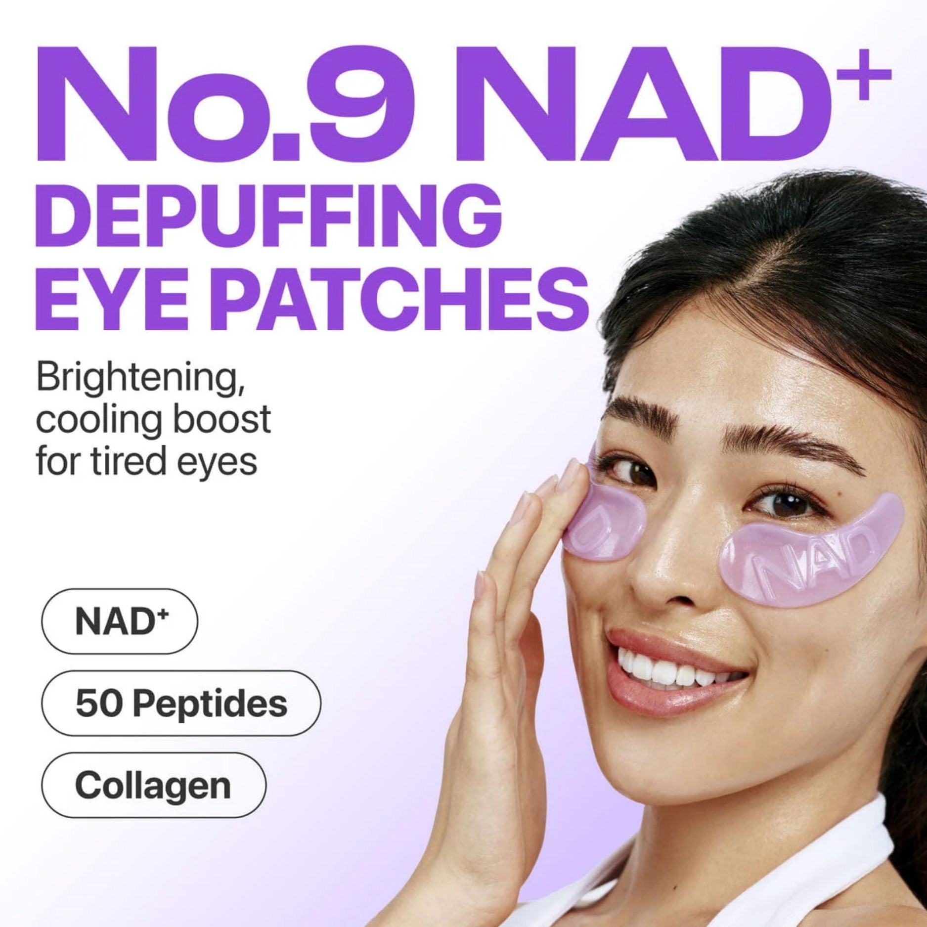 NUMBUZIN No.9 NAD+ Collagen Under Eye Patches (5 Pairs) Secondary image