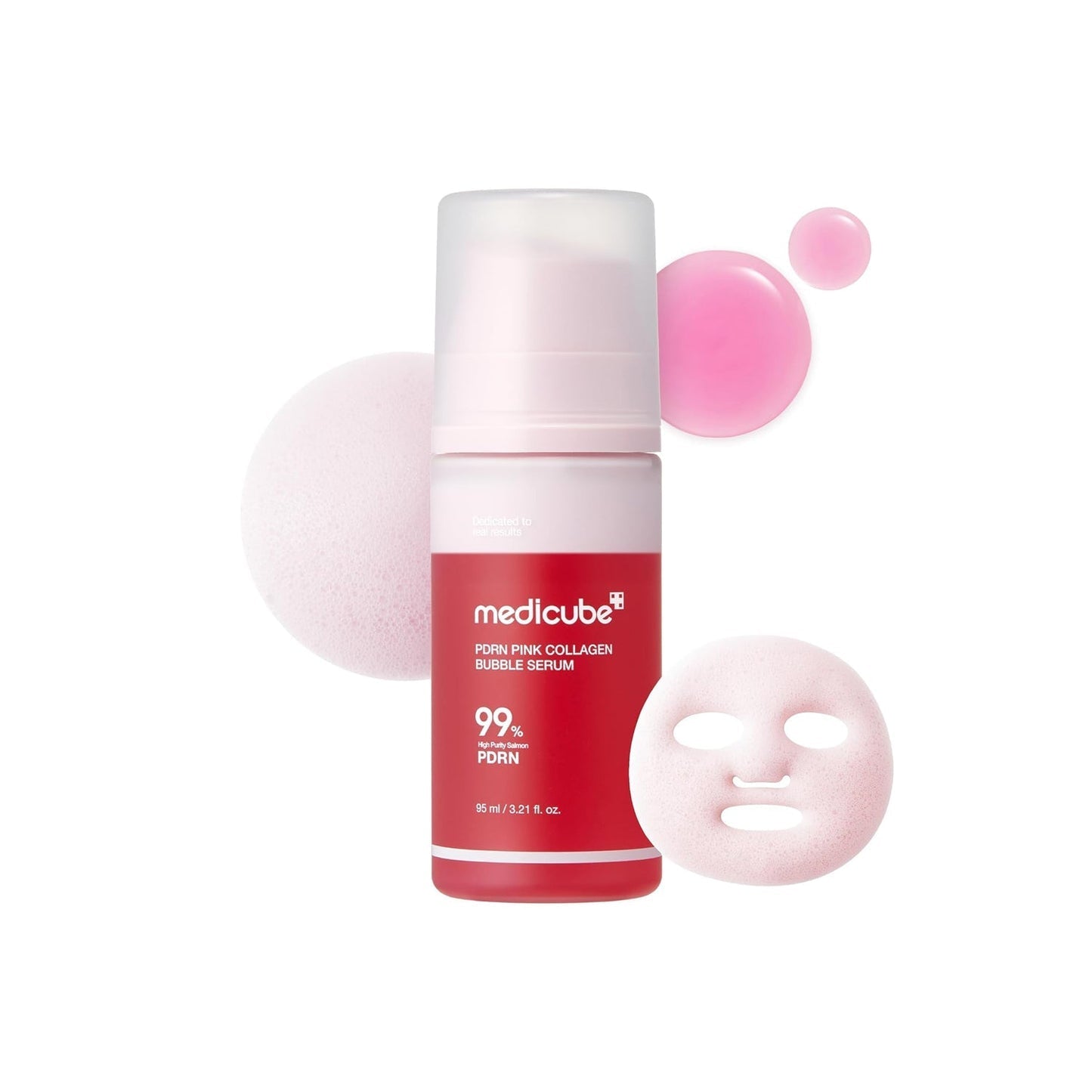 Medicube PDRN Pink Collagen Bubble Serum 95ml Main image