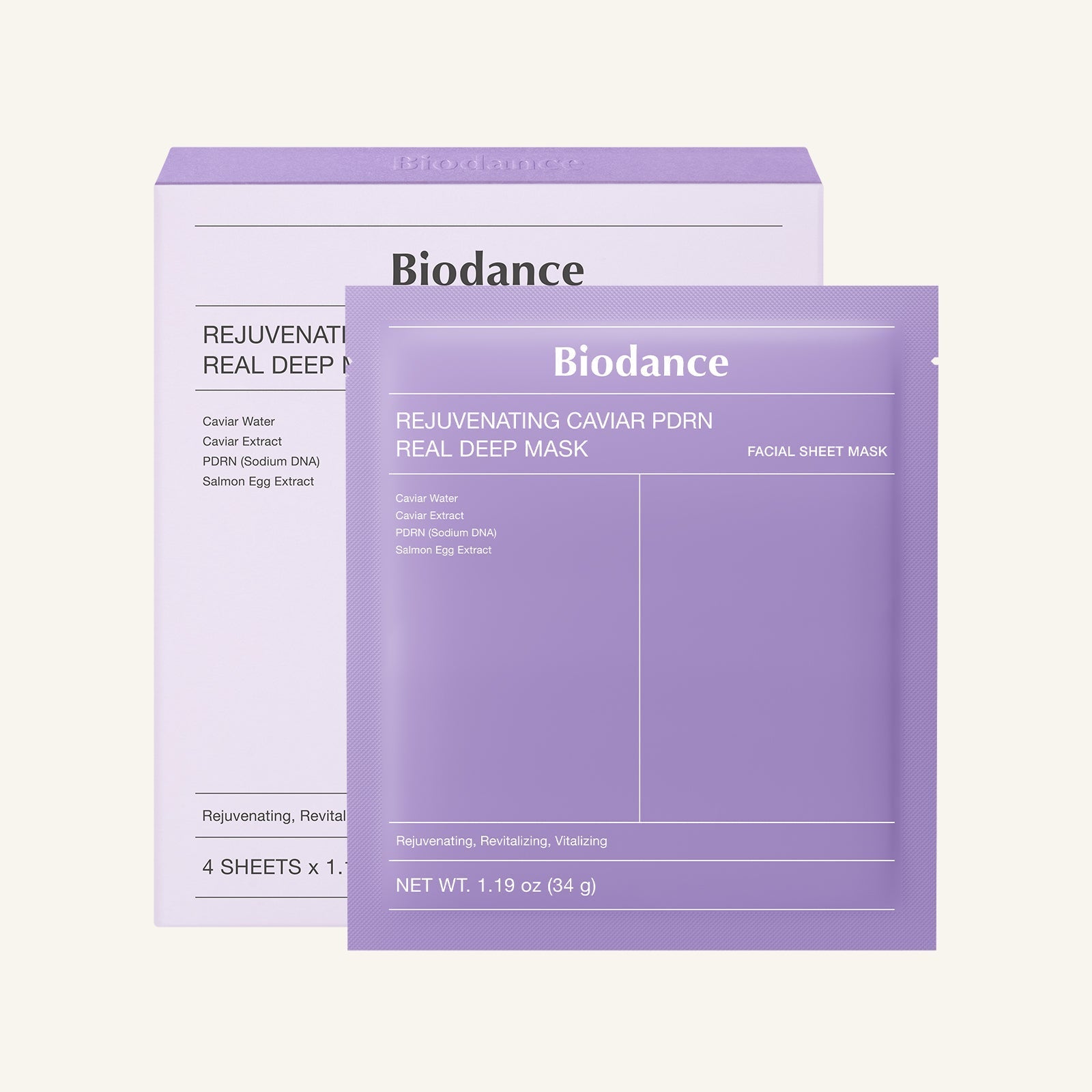 Biodance Purple Rejuvenating Caviar PDRN Real Deep Mask Secondary image