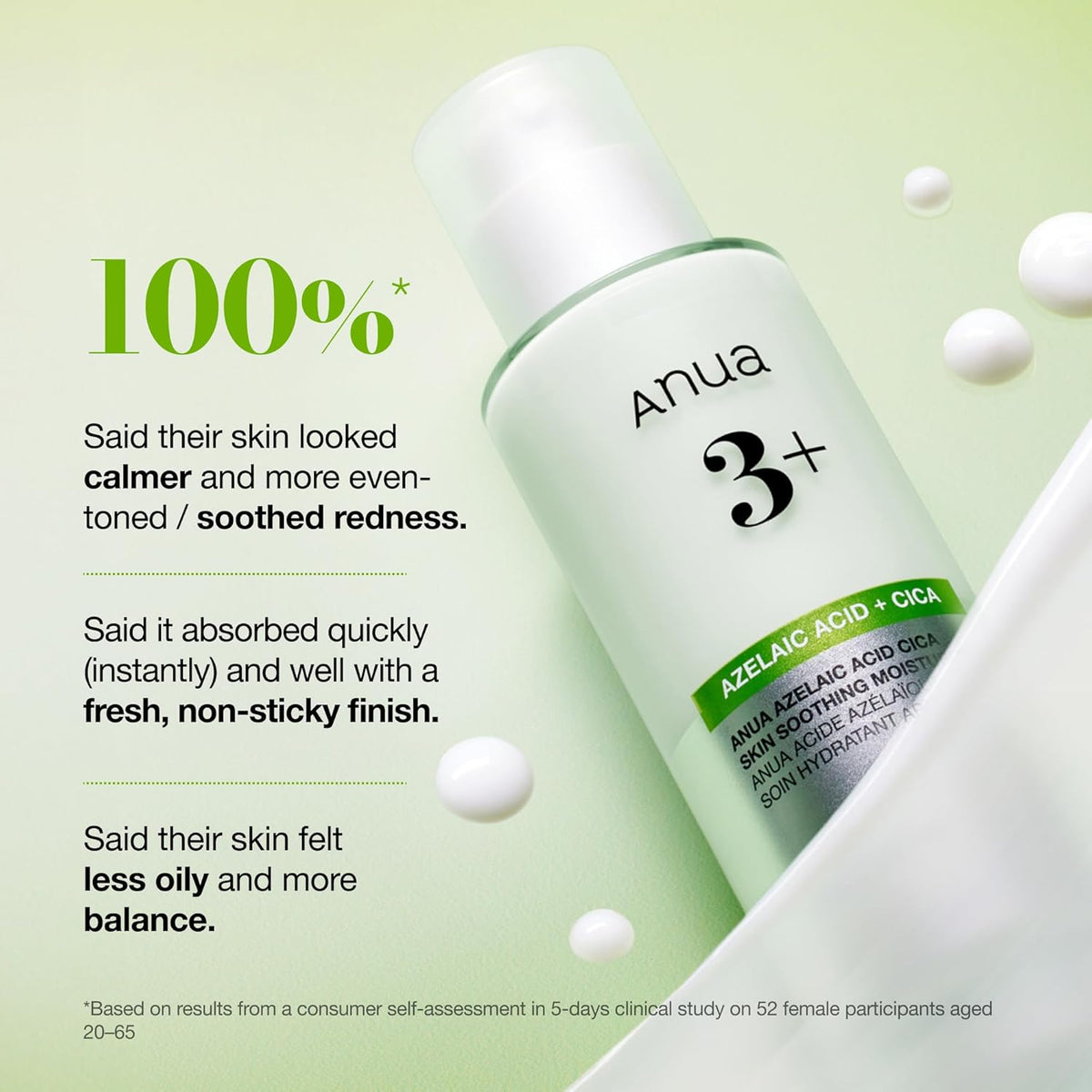 ANUA Azelaic Acid Cica Skin Soothing Moisturizer 100ML Secondary image