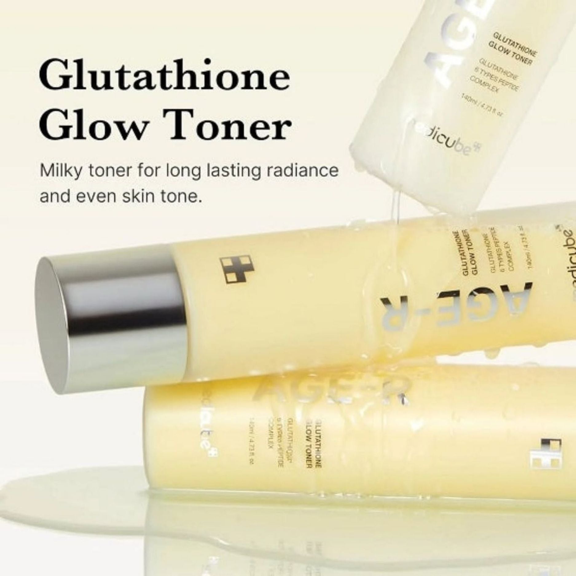 Medicube age-r glutathione glow toner 140ml Secondary image