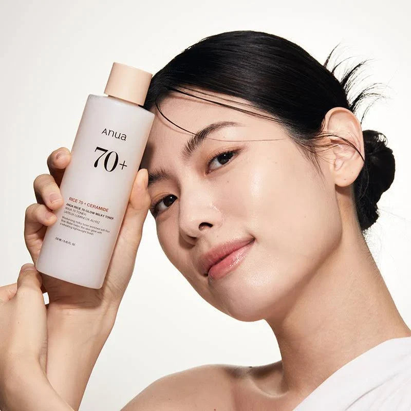 Anua Rice 70 + Ceramide Glow Milky Toner 250ml