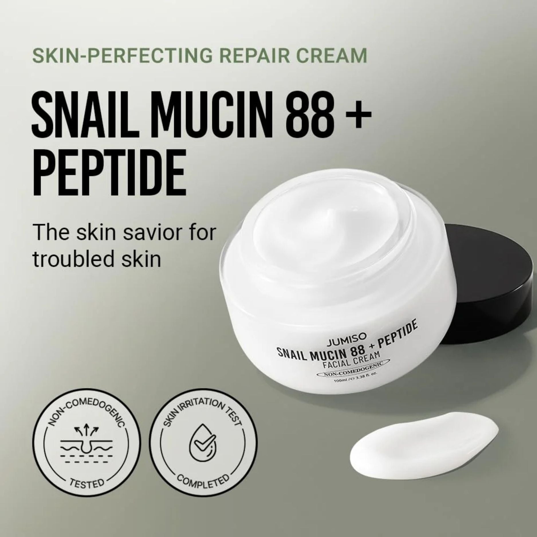 Jumiso Snail Mucin 88 + Peptide Cream - 100ml Secondary image