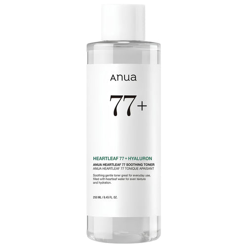 2 Anua 77+ heartleaf hyaluron soothing toner 250m