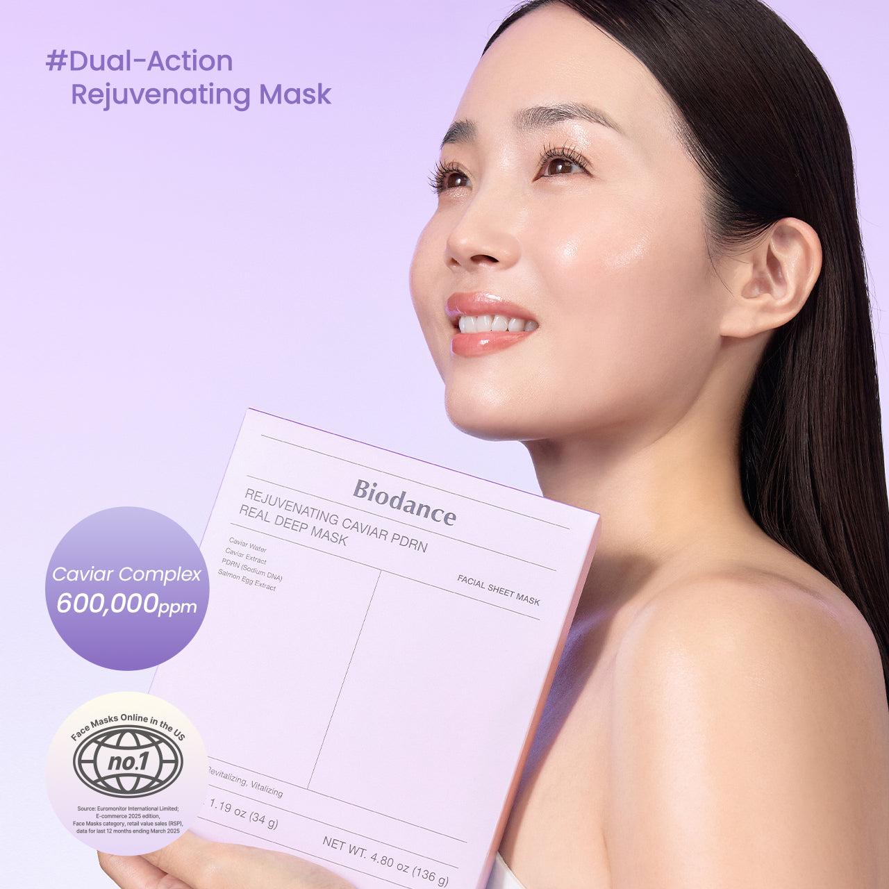 Biodance Purple Rejuvenating Caviar PDRN Real Deep Mask