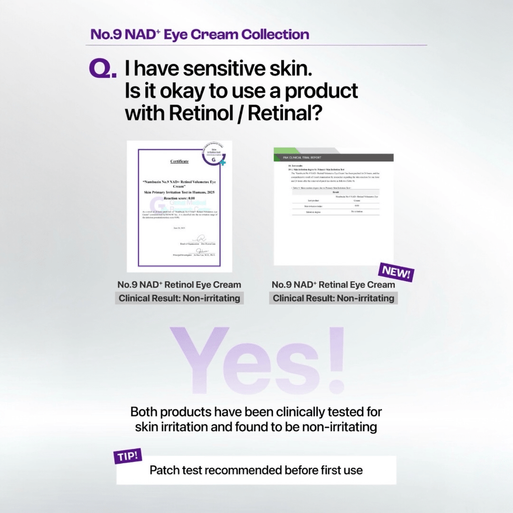 numbuzin - No.9 NAD+ Retinal Volumetox Eye Cream Tube