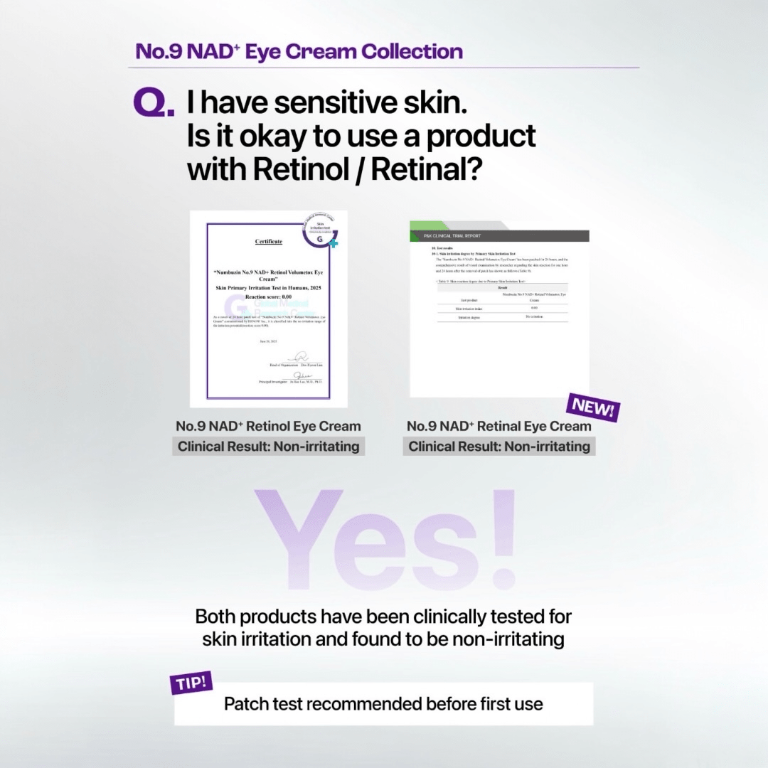 numbuzin - No.9 NAD+ Retinal Volumetox Eye Cream Tube