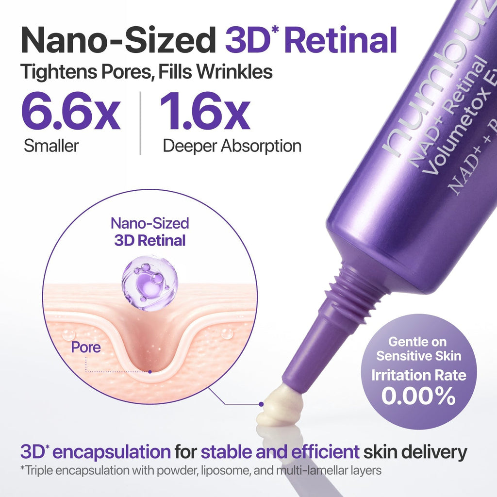 numbuzin - No.9 NAD+ Retinal Volumetox Eye Cream Tube