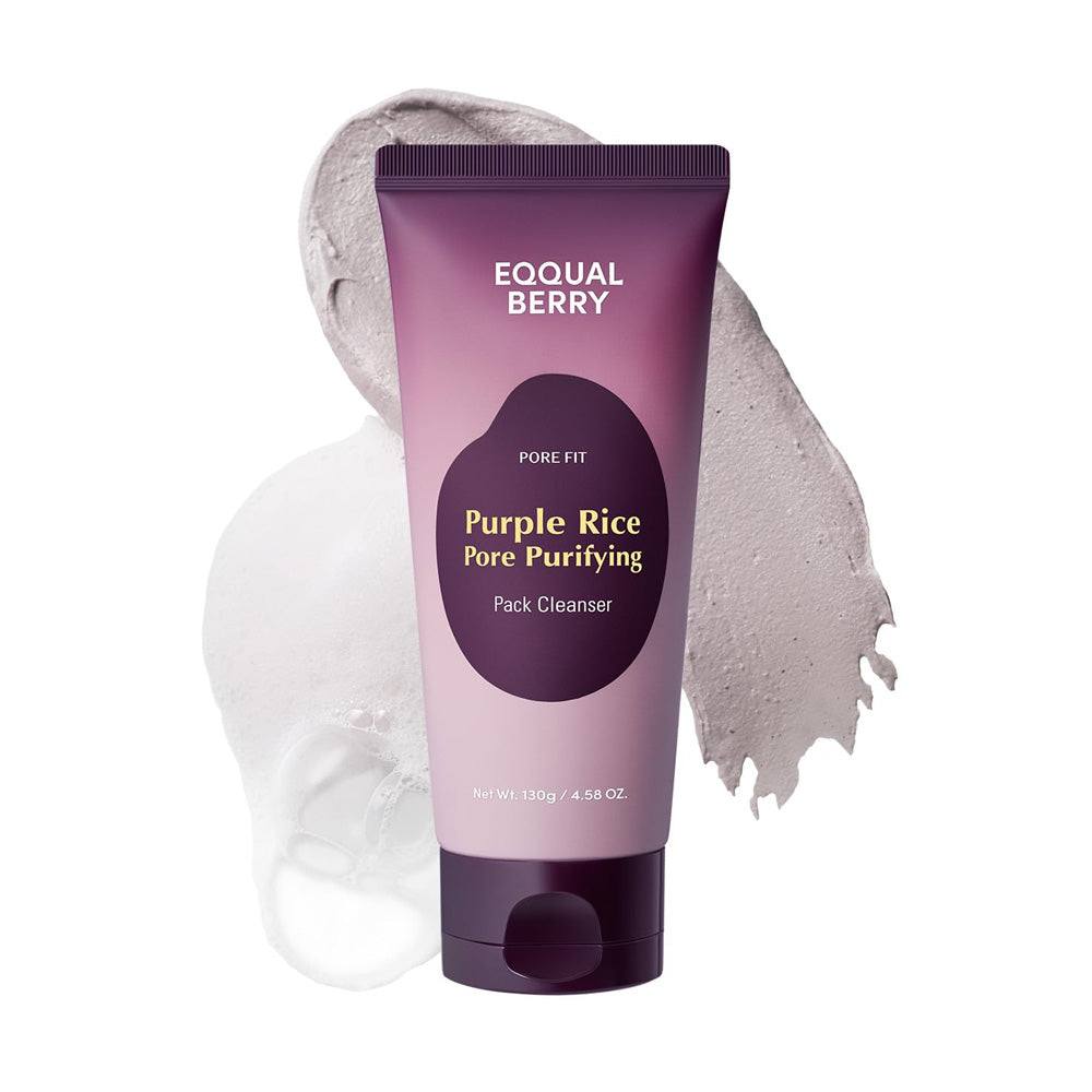 EQQUALBERRY Purple Rice Pore Purifying Pack Cleanser 130g Main image
