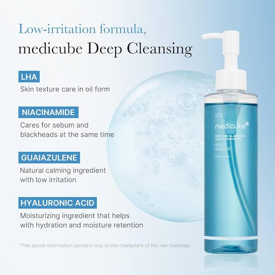 Medicube Zero Pore Blackhead Deep Cleansing Oil 205ml Secondary image