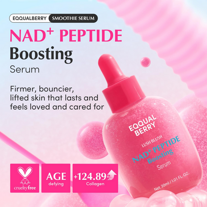 EQQUALBERRY Lush Blush Nad+ Peptide Boosting Serum - 30ml Secondary image